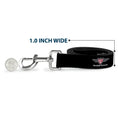 Load image into Gallery viewer, Dog Leash - Buckle-Down Logo ADOPT, DON'T SHOP Black/Yellow