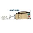 Load image into Gallery viewer, Dog Leash - BEACH DAWG CARE ALL DOGS ARE EQUAL Cream/Pink