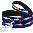 Load image into Gallery viewer, Dog Leash - Colorado Snowboarder/Snowy Mountains Weathered