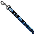 Load image into Gallery viewer, Dog Leash - CALIFORNIA REPUBLIC/Bear/Stars Silhouette Black/Scenic Mountains