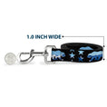 Load image into Gallery viewer, Dog Leash - CALIFORNIA REPUBLIC/Bear/Stars Silhouette Black/Scenic Mountains