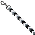 Load image into Gallery viewer, Dog Leash - Chevron White/Gray/Black