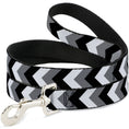 Load image into Gallery viewer, Dog Leash - Chevron White/Gray/Black