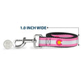 Load image into Gallery viewer, Dog Leash - Colorado Flags5 Repeat Light Pink/White/Pink/Yellow