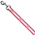 Load image into Gallery viewer, Dog Leash - Colorado Flags7 Repeat Pinks/White/Light Pink/Yellow