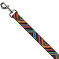 Load image into Gallery viewer, Dog Leash - Chevron Freehand CLOSE-UP Multi Color