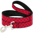 Load image into Gallery viewer, Dog Leash - Checker Fluoresecent Orange/Pink