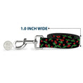 Load image into Gallery viewer, Dog Leash - Cherries Scattered Black