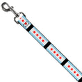 Load image into Gallery viewer, Dog Leash - Chicago Flags/Black