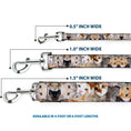 Load image into Gallery viewer, Dog Leash - Cat Faces Stacked