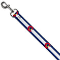 Load image into Gallery viewer, Dog Leash - Colorado Flag/Snowboarder Blue/White/Red/Yellow