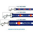 Load image into Gallery viewer, Dog Leash - Colorado PARKER Flag Blue/White/Red/Yellow