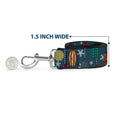 Load image into Gallery viewer, Dog Leash - Christmas Ornaments Snowflakes Blue White Multi Color