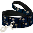 Load image into Gallery viewer, Dog Leash - South Carolina Flag Distressed/Black