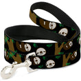 Load image into Gallery viewer, Dog Leash - Sloth Face/Hanging Black