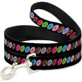 Load image into Gallery viewer, Dog Leash - Sprinkle Donuts Black/Multi Color