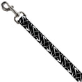Load image into Gallery viewer, Dog Leash - Spikes Scattered Black/White