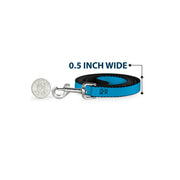 Dog Leash - Solid Water Blue