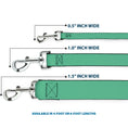 Load image into Gallery viewer, Dog Leash - Solid Rainforest Green