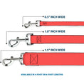Load image into Gallery viewer, Dog Leash - Solid Salmon Orange
