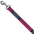 Load image into Gallery viewer, Dog Leash - Stars & Stripes2 Blue/White/Pink