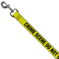 Load image into Gallery viewer, Dog Leash - CRIME SCENE DO NOT CROSS Yellow/Black