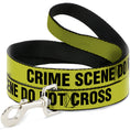 Load image into Gallery viewer, Dog Leash - CRIME SCENE DO NOT CROSS Yellow/Black