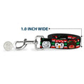Load image into Gallery viewer, Dog Leash - Christmas Penguin/Reindeer/Snowman Stripe Red/White/Black/Green