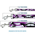 Load image into Gallery viewer, Dog Leash - Camo Purple/Black/Gray/White