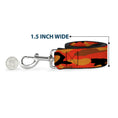Load image into Gallery viewer, Dog Leash - Camo Oranges/Black