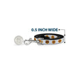 Load image into Gallery viewer, Dog Leash - Sunflower Face Repeat White