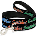 Load image into Gallery viewer, Dog Leash - SNATCHED Script Black/Multi Color