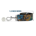 Load image into Gallery viewer, Dog Leash - Smiley Face Crossbones Stacked Gray/Multi Color