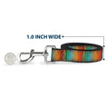 Load image into Gallery viewer, Dog Leash - Scribble Zarape Fade Brown/Multi Color