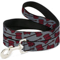 Load image into Gallery viewer, Dog Leash - Adventure Time Marceline's Axe Bass Guitar Scattered Gray
