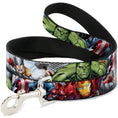 Load image into Gallery viewer, Dog Leash - Marvel Avengers 4-Superhero Poses CLOSE-UP