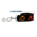 Load image into Gallery viewer, Dog Leash - Marvel Avengers Superhero Logos Black/Multi Color