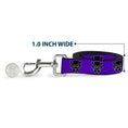 Load image into Gallery viewer, Dog Leash - Black Panther Avengers Icon Purple/White/Black