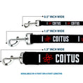 Load image into Gallery viewer, Dog Leash - I "ATOM" COITUS Black/White/Red