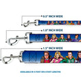 Load image into Gallery viewer, Dog Leash - The Big Bang Theory Superhero Characters Group Blue Dot Fade