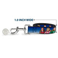 Load image into Gallery viewer, Dog Leash - The Big Bang Theory Superhero Characters Group Blue Dot Fade