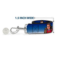 Load image into Gallery viewer, Dog Leash - The Big Bang Theory Superhero Characters Group Blue Dot Fade