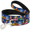 Load image into Gallery viewer, Dog Leash - The Big Bang Theory Superhero Characters Group Blue Dot Fade