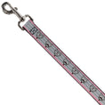 Load image into Gallery viewer, Dog Leash - Soft Kitty Nerd/Mustacho Expressions Stripe Grays