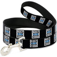 Load image into Gallery viewer, Dog Leash - BUILT FORD TOUGH Logo2 Black/White/Blue