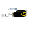 Load image into Gallery viewer, Dog Leash - Batman Shield Black/Yellow