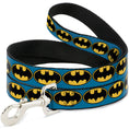 Load image into Gallery viewer, Dog Leash - Bat Signal-3 Blue/Black/Yellow