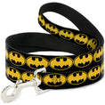 Load image into Gallery viewer, Dog Leash - Bat Signal-3 Black/Yellow/Black