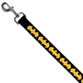Load image into Gallery viewer, Dog Leash - Bat Signal-1 Black/Yellow