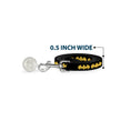 Load image into Gallery viewer, Dog Leash - Bat Signal-1 Black/Yellow